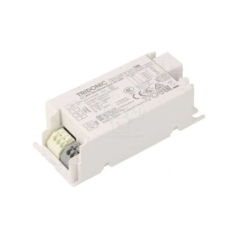 Alimentator LED 35W 25-44VDC 500-800mA 198-264VAC | Electronic-mag.ro | Componente Electronice