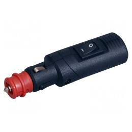 Mufă brichetă auto cu terminal șurub 8A 12-24VDC | Electronic-mag.ro | Componente Electronice