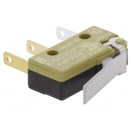 Microîntrerupător SNAP ACTION cu manetă SPDT ON-(ON) | Electronic-mag.ro | Componente Electronice