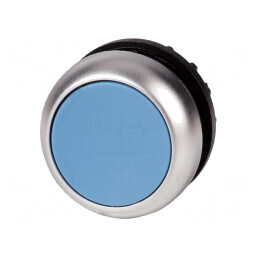 Comutator 22mm Apăsare Albastru 2 Poziții | Electronic-mag.ro | Componente Electronice