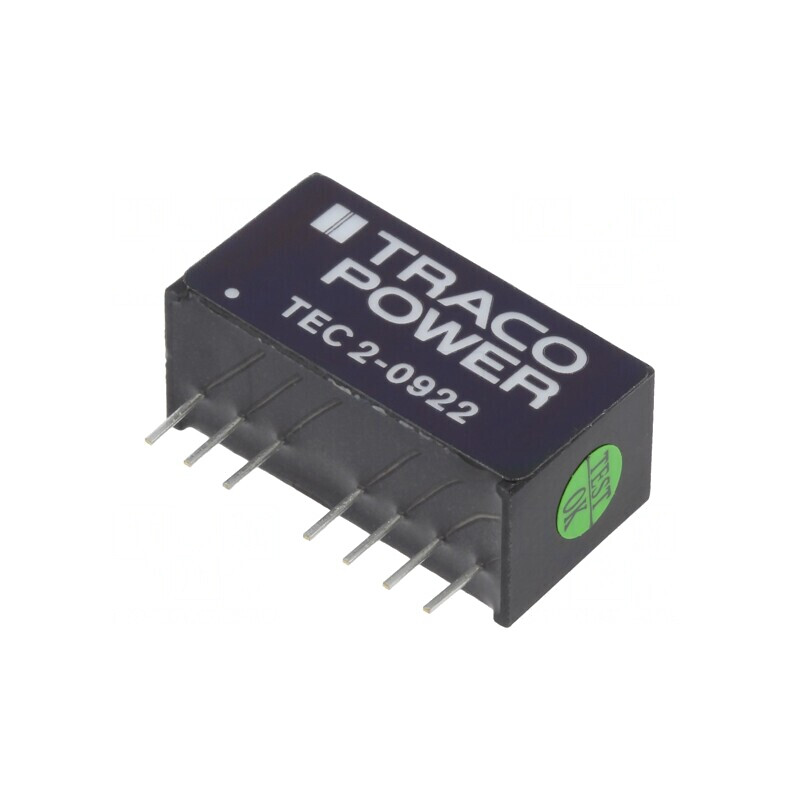 Convertor DC/DC 2W 4,5-13,2V la 12V/-12V | Electronic-mag.ro | Componente Electronice