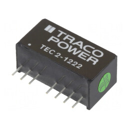 Convertor DC/DC 2W 9-18V la 12V/-12V SIP8 | Electronic-mag.ro | Componente Electronice