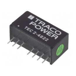 Convertor DC/DC 2W 36-75V la 12V/-12V SIP8 | Electronic-mag.ro | Componente Electronice