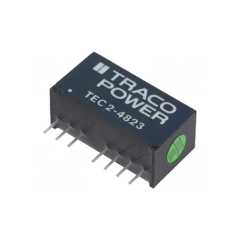 Convertor DC/DC 2W 36-75V la 15V și -15V SIP8 | Electronic-mag.ro | Componente Electronice