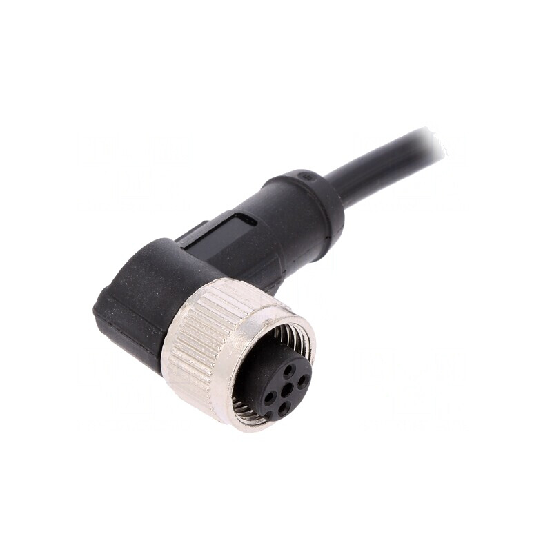 Cablu Conectare M12 4PIN Unghi 2m 250VAC 4A PVC | Electronic-mag.ro | Componente Electronice
