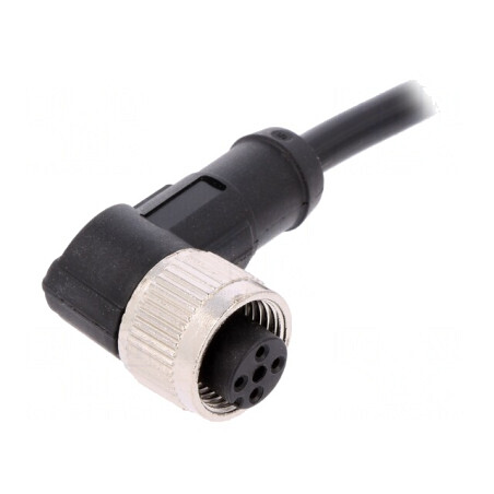 Cablu Conectare M12 4PIN Unghi 2m 250VAC 4A PVC | Electronic-mag.ro | Componente Electronice