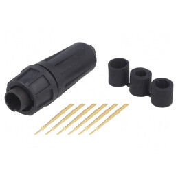 Conector circular EN2 mufă tată 6 pini 3A | Electronic-mag.ro | Componente Electronice