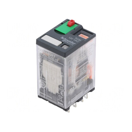 Releu Electromagnetic 4PDT 120VAC 6A | Electronic-mag.ro | Componente Electronice