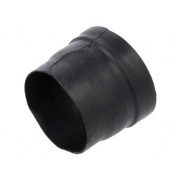 Fiting termocontractibil drept cu adeziv 11mm negru | Electronic-mag.ro | Componente Electronice