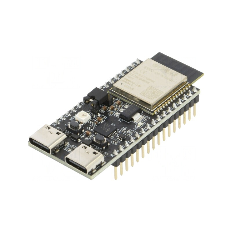 Kit Dezvoltare IoT ESP32-C6-WROOM-1-N8 58,15x25,4mm 3,3V 5V | Electronic-mag.ro | Componente Electronice Kit Dezvoltare IoT ESP32-C6-WROOM-1-N8 58,15x25,4mm 3,3V 5V | Electronic-mag.ro | Componente Electronice