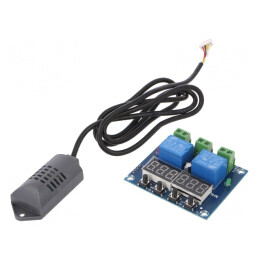 Controler Temperatură și Umiditate 12VDC -20÷60°C | Electronic-mag.ro | Componente Electronice