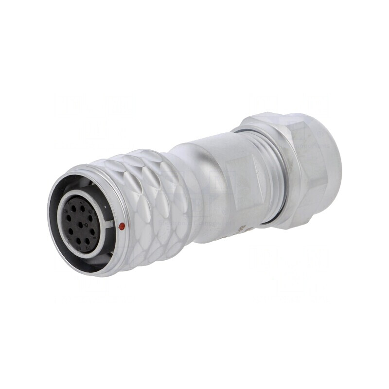 Mufă SF12 mamă 9 PIN IP67 3A 125V pentru cablu 5-8mm | Electronic-mag.ro | Componente Electronice