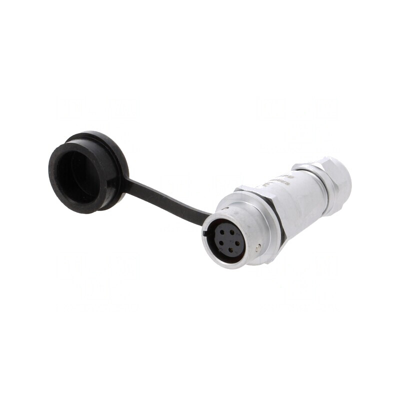 Mufă SF12 Mamă 5 PIN IP67 5A 180V | Electronic-mag.ro | Componente Electronice