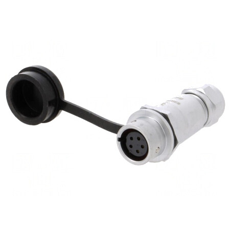 Mufă SF12 Mamă 5 PIN IP67 5A 180V | Electronic-mag.ro | Componente Electronice
