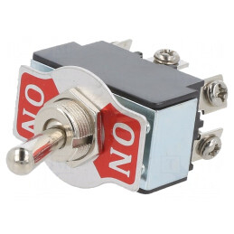Comutator Basculant DPDT ON-ON 20A 12VDC Cu Șurub | Electronic-mag.ro | Componente Electronice