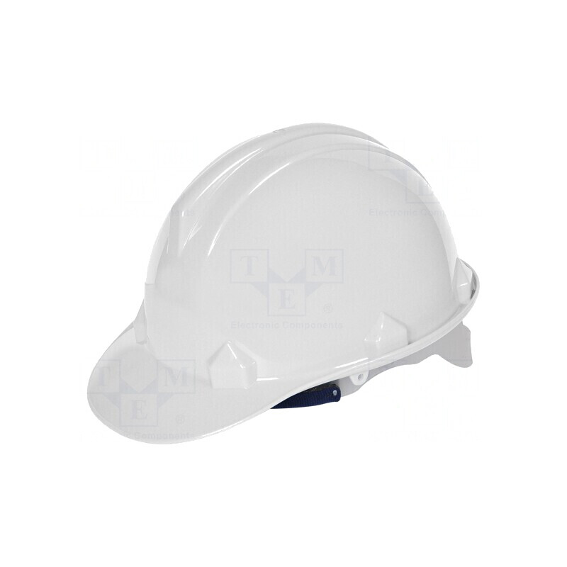Cască de protecție albă pentru construcții | Electronic-mag.ro | Componente Electronice