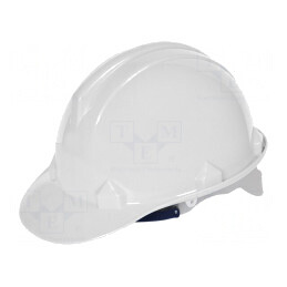 Cască de protecție albă pentru construcții | Electronic-mag.ro | Componente Electronice