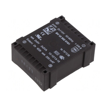 Transformator încapsulat 4VA 115V 9V 222mA PCB | Electronic-mag.ro | Componente Electronice