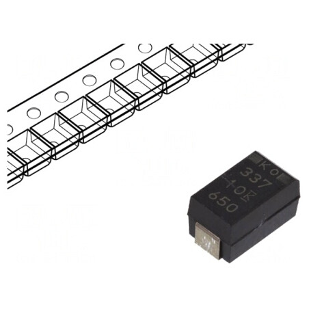 Condensator Tantal-Polimer Low ESR 47uF 35V SMD | Electronic-mag.ro | Componente Electronice