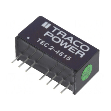 Convertor DC/DC 2W 36-75V la 24VDC 83mA SIP8 | Electronic-mag.ro | Componente Electronice