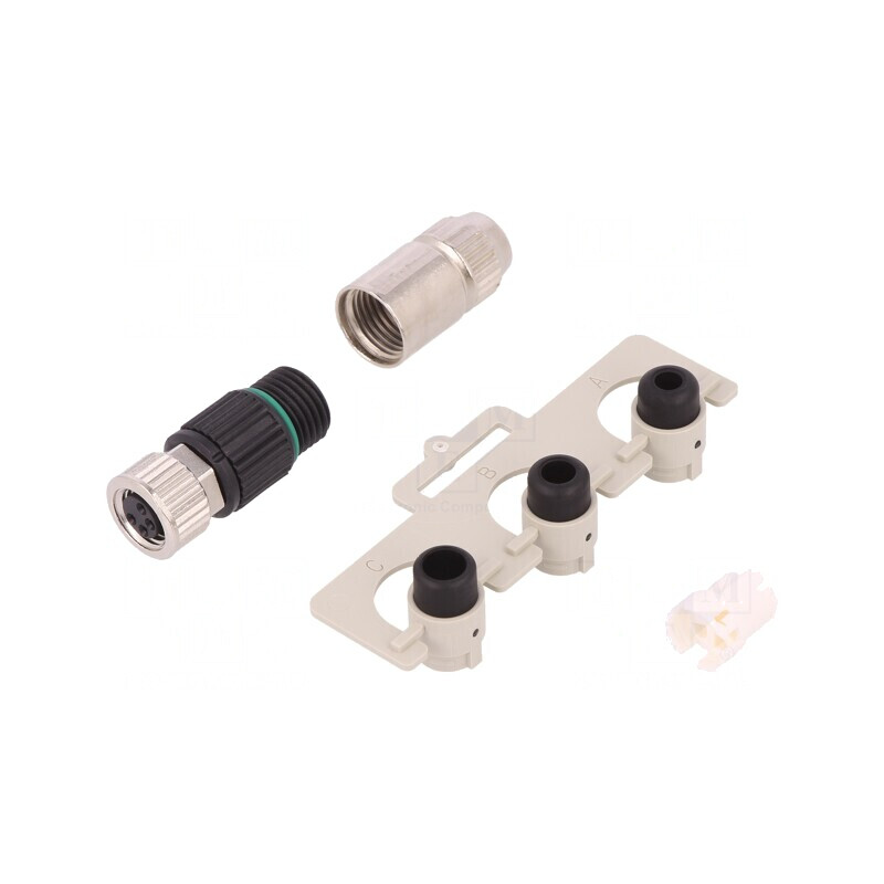 Conector M8 Mamă 4 Pin Drept pe Cablu IP67 32V 4A | Electronic-mag.ro | Componente Electronice Conector M8 Mamă 4 Pin Drept pe Cablu IP67 32V 4A | Electronic-mag.ro | Componente Electronice