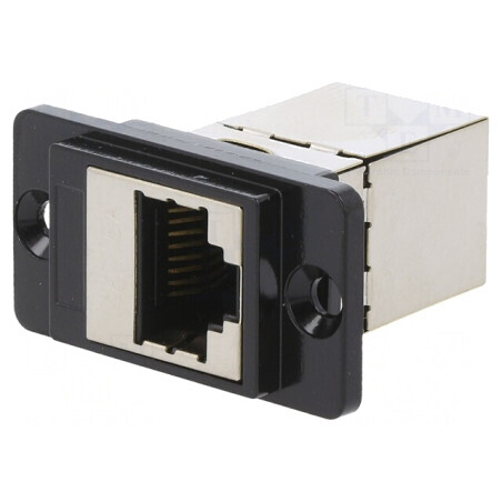 Adaptor DUALSLIM Cat 6a Ecranat 8p8c 29mm CP30725SMB | Electronic-mag.ro | Componente Electronice