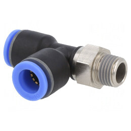 Racord push-in T cu ramificație, R 1/4, 0.95-15 bar | Electronic-mag.ro | Componente Electronice