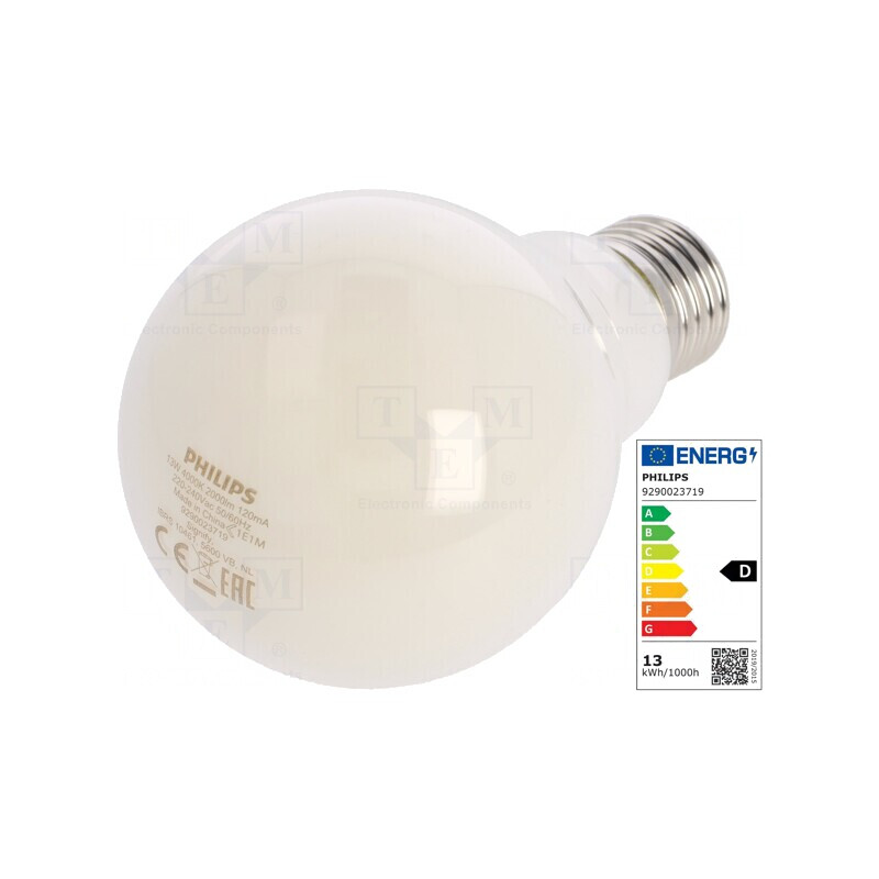 Lampă LED E27 13W 4000K Alb Neutru | Electronic-mag.ro | Componente Electronice