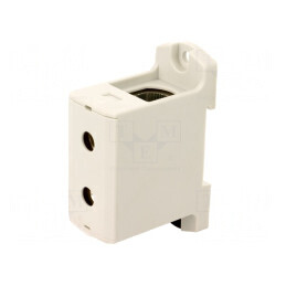 Conector de Șine 25-150mm2, Gri, 2 Borne, Lățime 31mm | Electronic-mag.ro | Componente Electronice