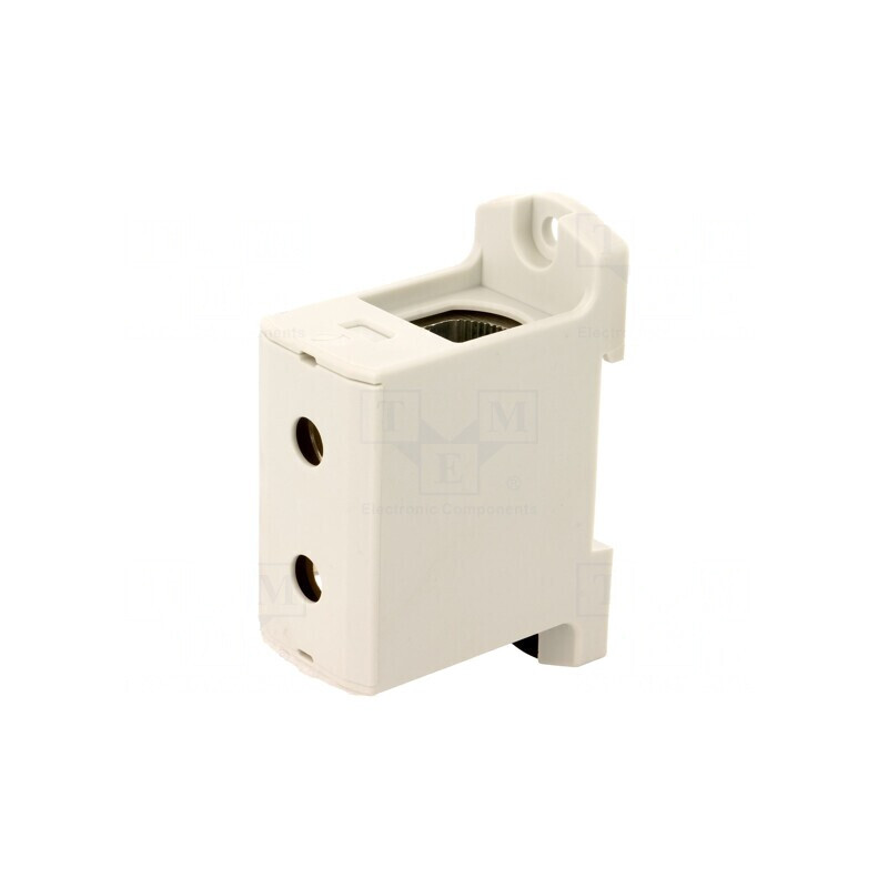 Conector de Șine 25-150mm2, Gri, 2 Borne, Lățime 31mm | Electronic-mag.ro | Componente Electronice