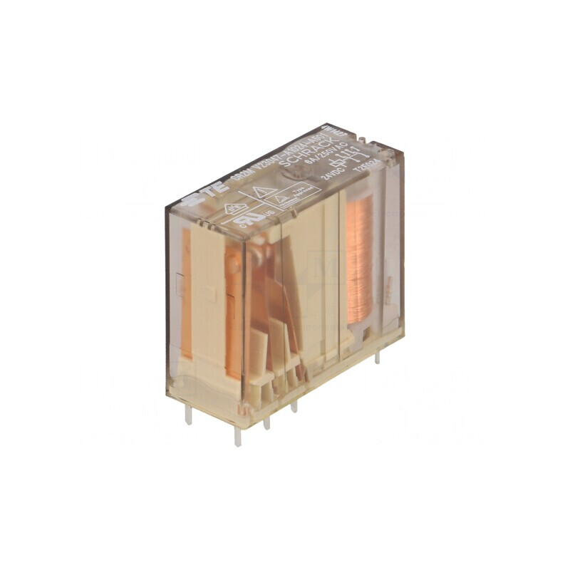 Releu Electromagnetic DPDT 24VDC 6A PCB | Electronic-mag.ro | Componente Electronice