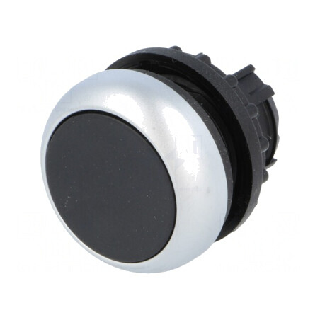 Comutator cu Buton Negru 22mm | Electronic-mag.ro | Componente Electronice