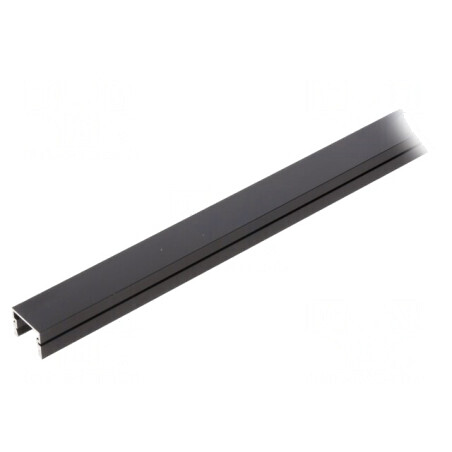 Profil aluminiu negru pentru module LED 2m PDS-4-PLUS | Electronic-mag.ro | Componente Electronice