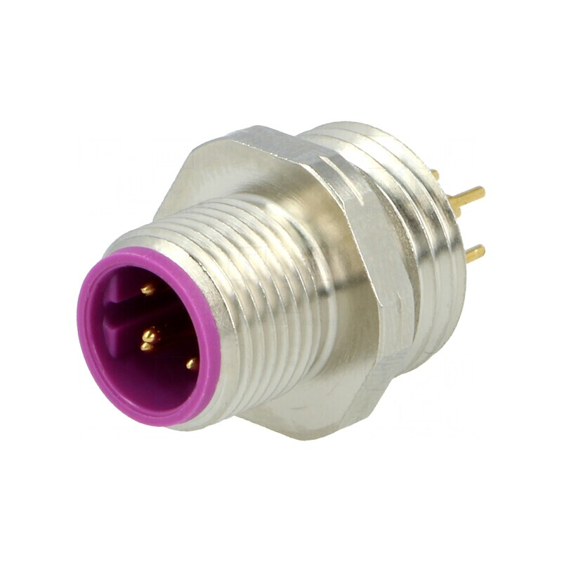 Soclu M12 Pin 5 Tată B-Profibus THT Fixare prin Rotire | Electronic-mag.ro | Componente Electronice Soclu M12 Pin 5 Tată B-Profibus THT Fixare prin Rotire | Electronic-mag.ro | Componente Electronice