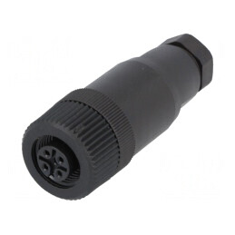 Mufă M12 4 PIN Mamă DeviceNet/CANopen Dreaptă | Electronic-mag.ro | Componente Electronice