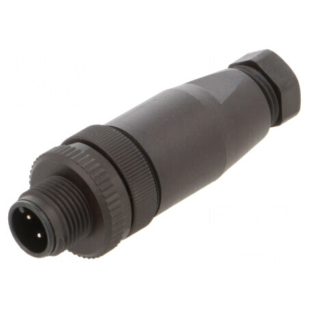 Mufă M12 tată DeviceNet/CANopen pe cablu | Electronic-mag.ro | Componente Electronice