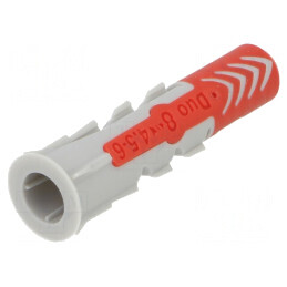 Plastic Anchor 8x40mm DUOPOWER 100pcs | Electronic-mag.ro | Componente Electronice