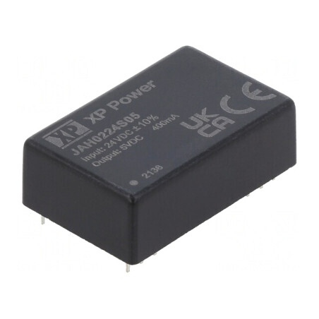 Convertor DC/DC 2W 24V la 5V 400mA DIP24 THT | Electronic-mag.ro | Componente Electronice
