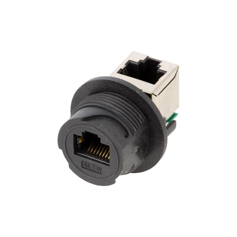 Adaptor PIN 8 Cat 5e Plastic 8p8c IP67 | Electronic-mag.ro | Componente Electronice