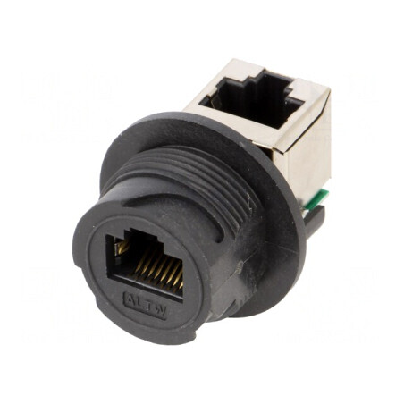 Adaptor PIN 8 Cat 5e Plastic 8p8c IP67 | Electronic-mag.ro | Componente Electronice