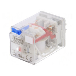 Releu Electromagnetic DPDT 24VDC 10A | Electronic-mag.ro | Componente Electronice