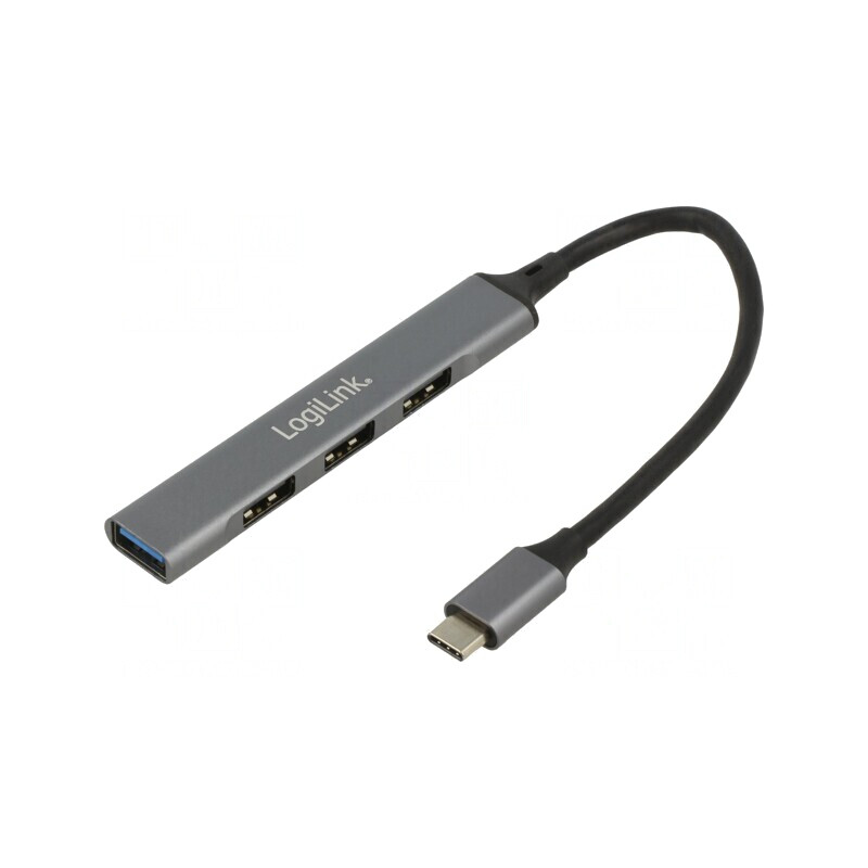 Hub USB 3.2 PnP 4 Porturi Gri 5Gbps | Electronic-mag.ro | Componente Electronice Hub USB 3.2 PnP 4 Porturi Gri 5Gbps | Electronic-mag.ro | Componente Electronice