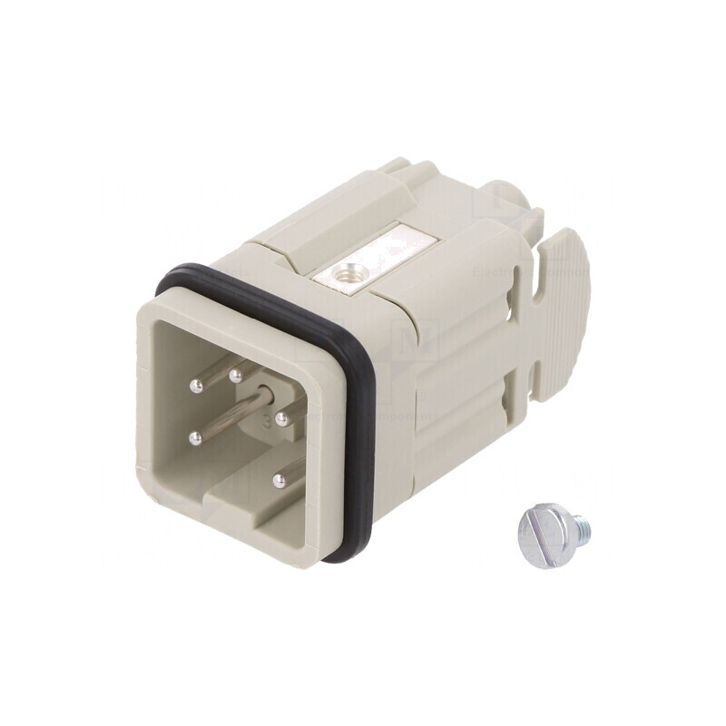 Conector HDC tată 5 pini 3 inserturi de contact | Electronic-mag.ro | Componente Electronice