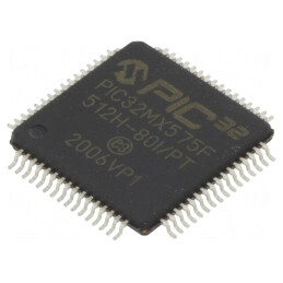 Microcontroler PIC32 512kB 2,3-3,6VDC SMD TQFP64 | Electronic-mag.ro | Componente Electronice
