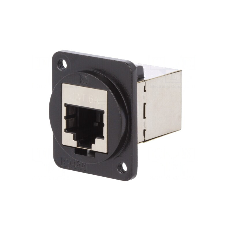 Adaptor FT Cat 6a Ecranat 8P8C Metalic 19x24mm | Electronic-mag.ro | Componente Electronice Adaptor FT Cat 6a Ecranat 8P8C Metalic 19x24mm | Electronic-mag.ro | Componente Electronice