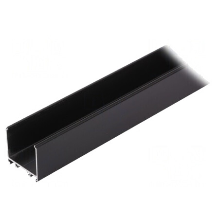 Profil Aluminiu Negru 1m pentru Module LED VARIO30-08 | Electronic-mag.ro | Componente Electronice