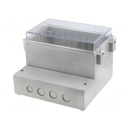 Carcasă de montat pe perete 165x158x121mm ABS IP65 | Electronic-mag.ro | Componente Electronice