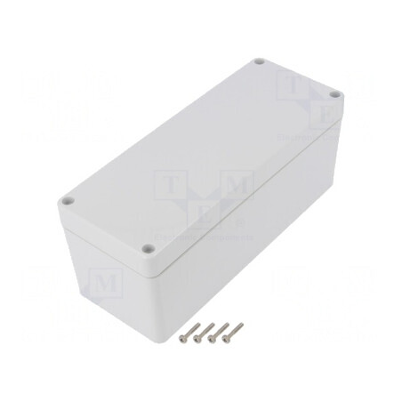 Carcasă Universală cu Bucșă din Alamă 75x190x75mm | Electronic-mag.ro | Componente Electronice