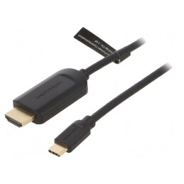 Adaptor HDMI 1.4 la USB C, 1.5m, Aurit, PVC