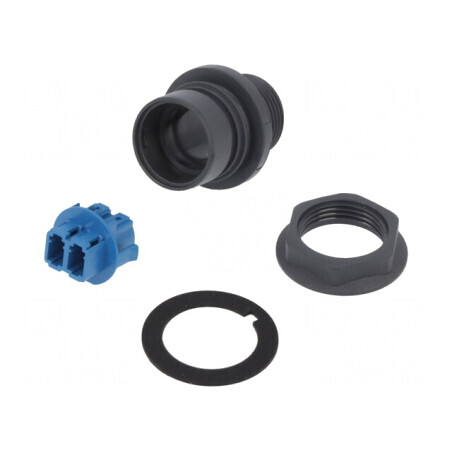 Conector fibră optică duplex monomod tip baionetă | Electronic-mag.ro | Componente Electronice